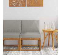 vidaXL Sofa de milieu extérieur Bois d'Acacia Massif 900455