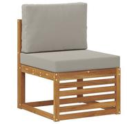 vidaXL Sofa de milieu extérieur Bois d'Acacia Massif Naturel