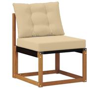 vidaXL Sofa de milieu extérieur Bois d'Acacia Massif Naturel