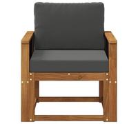 vidaXL Sofa de milieu extérieur Bois d'Acacia Massif Naturel