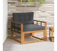 vidaXL Sofa de milieu extérieur Bois d'Acacia Massif Naturel