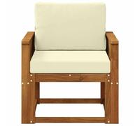 vidaXL Sofa de milieu extérieur Bois d'Acacia Massif Naturel