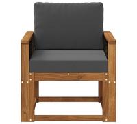 vidaXL Sofa de milieu extérieur Bois d'Acacia Massif Naturel
