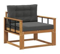 vidaXL Sofa de milieu extérieur Bois d'Acacia Massif Naturel