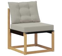 vidaXL Sofa de Milieu extérieur, Mobilier de Balcon en Bois d'acacia, Ensemble Lounge extérieur Moderne, élégant et résistant au Temps, Parfait pour Le Jardin