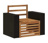 vidaXL Sofa de Milieu extérieur Naturel, Canapé d'extérieur Moderne, mobilier sectionnel, résistant aux intempéries, Salon de Jardin Confortable