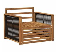 vidaXL Sofa de milieu extérieur Naturel