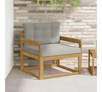 vidaXL Sofa de milieu extérieur Polyester Blanc