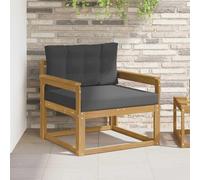 vidaXL Sofa de milieu extérieur Polyester Blanc
