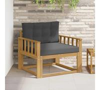 vidaXL Sofa de milieu extérieur Polyester Blanc