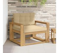 vidaXL Sofa de milieu extérieur Polyester Blanc