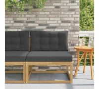 vidaXL Sofa de milieu extérieur Polyester Blanc