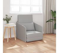 Vidaxl Sofa Gris Nuage Polyester 200 X 60 X 62 Cm Sofa Lit Au Sol Gris