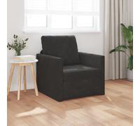 Vidaxl Sofa Lit 2-En-1 Noir 74x77x81 Cm Velours Noir