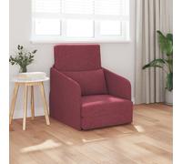 vidaXL Canapé-Lit 2 en 1 Rouge Vin 65x80x83 cm Tissu