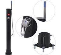 vidaXL Solar douche 8 L PVC staal91231 Noir G