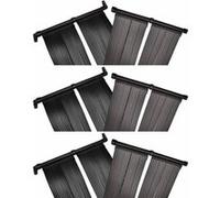 VidaXL Panneaux solaires de chauffage de piscine 6 pcs 80x620 cm