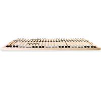 vidaXL Sommier à lattes avec 28 lattes 7 zones 100x200 cm