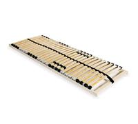 vidaXL Sommier à lattes avec 28 lattes 7 zones 70 x 200 cm