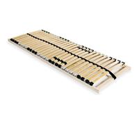 Sommier à Lattes avec 28 Lattes 7 Zones 120x200 cm Lit Simple Adultes vidaXL