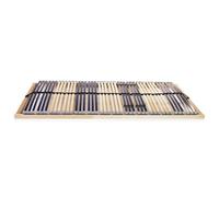 vidaXL Sommier à lattes avec 42 lattes 7 zones 120x200 cm