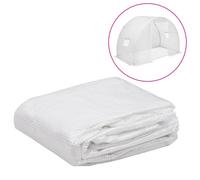 vidaXL Sommier à lattes de lit avec matelas Gris foncé 140x200cm Tissu