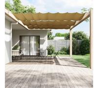vidaXL Sommier à lattes de lit avec matelas Gris foncé 160x200cm Tissu