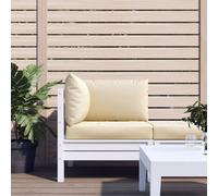 vidaXL Sommier à lattes de lit avec matelas LED gris clair 120x190 cm