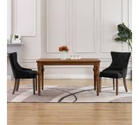 vidaXL Sommier à lattes de lit avec matelas Noir 140x190 cm Velours
