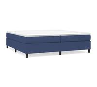 vidaXL Cadre à Ressort en Tissu Bleu 200 x 200 cm