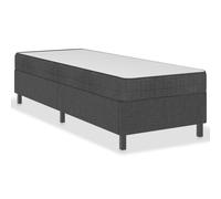 Vidaxl Sommier À Lattes De Lit Sans Matelas Gris Tissu 80x200 Cm Gris