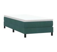 vidaXL Sommier à lattes de lit sans matelas vert foncé 100x210 cm Vert