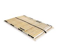 vidaXL Sommier à lattes 28 lattes 7 zones 140x200 cm Lit simple adultes