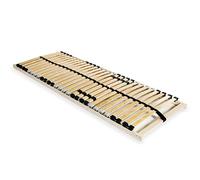vidaXL Sommier à lattes sans matelas avec 28 lattes 7 zones 80x200 cm 246444