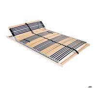 vidaXL Sommier à lattes 246471 sans matelas – 42 lattes 7 zones, 120 x 200 cm