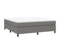 Vidaxl Cadre De Lit Gris Foncé 180 X 200 Cm Tissu Gris