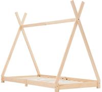 vidaXL Sommier de lit pour enfants en pin massif 90 x 200 cm