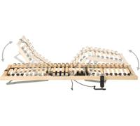 vidaXL Sommier électrique à 28 lattes 7 zones 90x200 cm