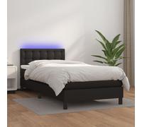 vidaXL Sommier à Lattes de Lit avec Matelas et LED, Lit Rembourré, Lit Simple, Lit Adulte de Chambre à Coucher Intérieur, Moderne, Noir 80x200 cm Noir https://www.fnac.com/mp48355293/vidaXL-Sommier-tapissier-avec-matelas-et-LED-Noir-80x200-cm-Similicuir/w-4?oref=168faead-76b0-48ae-b3d3-c1a71fb0b378