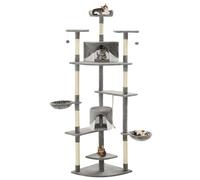 vidaXL Sommier tapissier et matelas et LED Blanc 200x200 cm Similicuir