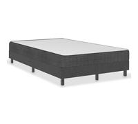 vidaXL Sommier tapissier Gris Tissu 120 x 200 cm