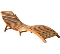 vidaXL Sonnenliegen 2 Stk. Massivholz Akazie