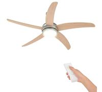 vidaXL Sonoma Ventilateur de plafond avec lumière et télécommande Ø 130 cm