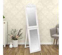 Miroir sur pied Argenté 40x160 cm miroir miroir de courtoisie vidaXL