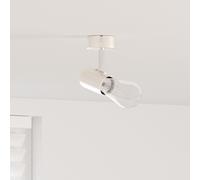 Vidaxl Spot De Plafond 1 Voie Ajustable Nickel Brossé E27