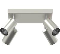 vidaXL Spot de plafond nickel brossé 26 x 26 x 16.5 cm acier