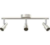 vidaXL Spot de plafond nickel brossé 39 x 10.5 x 10.5 cm acier
