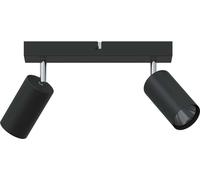 vidaXL Spot de plafond noir 26 x 5.5 x 16.5 cm acier