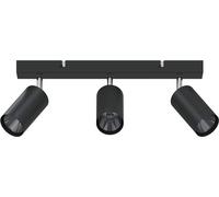 vidaXL Spot de plafond noir 38 x 5.5 x 16.5 cm acier