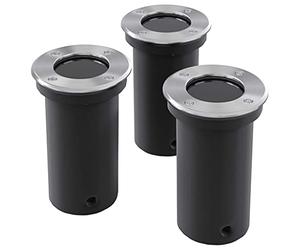 vidaXL Spot extérieur encastrable (set de 3)